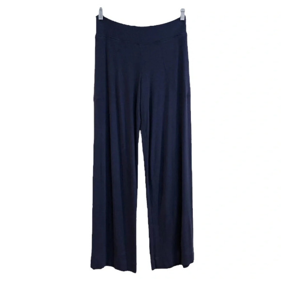 Athleta Purple High Waist Swing Straight Leg Knit Ribbed Loungewear Pants Small - Picture 1 of 8